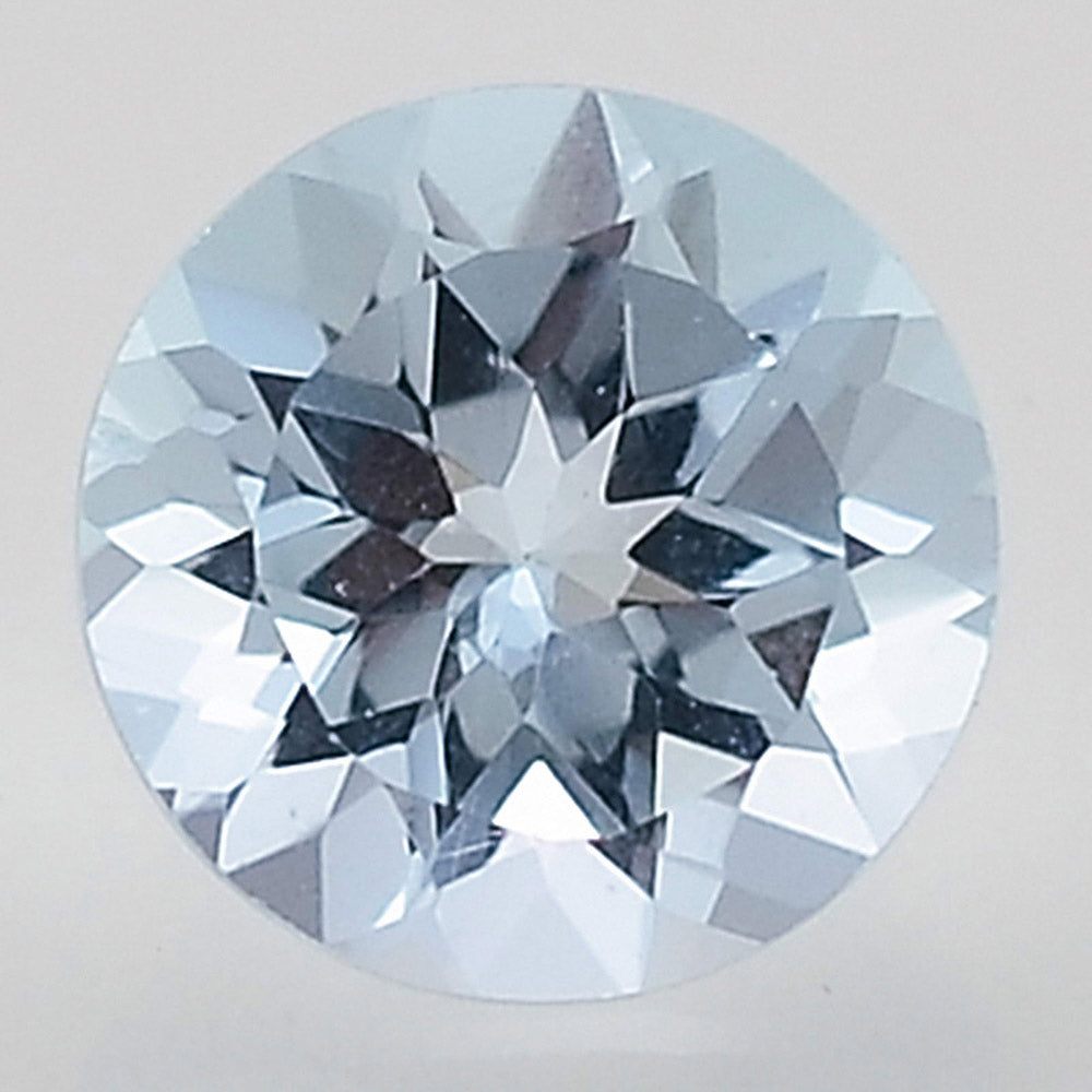 Natural Sky Blue Topaz Round Shape Standard Cut Loose Gemstone LSY1001