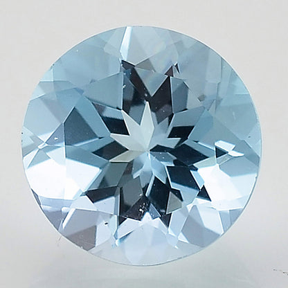 Natural Sky Blue Topaz Round Shape Standard Cut Loose Gemstone LSY1001