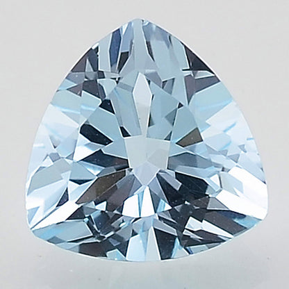 Natural Sky Blue Topaz Trillion Shape Standard Cut Loose Gemstone LSY1010