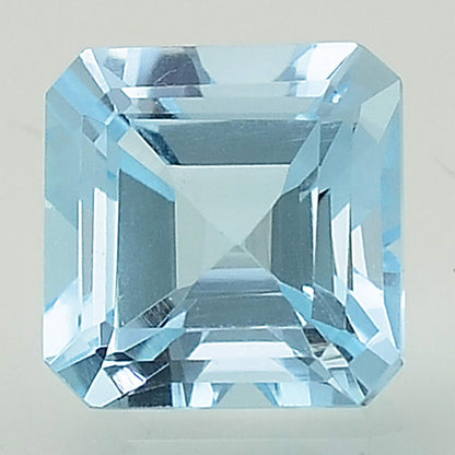 Natural Sky Blue Topaz Square Octagon Shape Standard Cut Loose Gemstone LSY1016