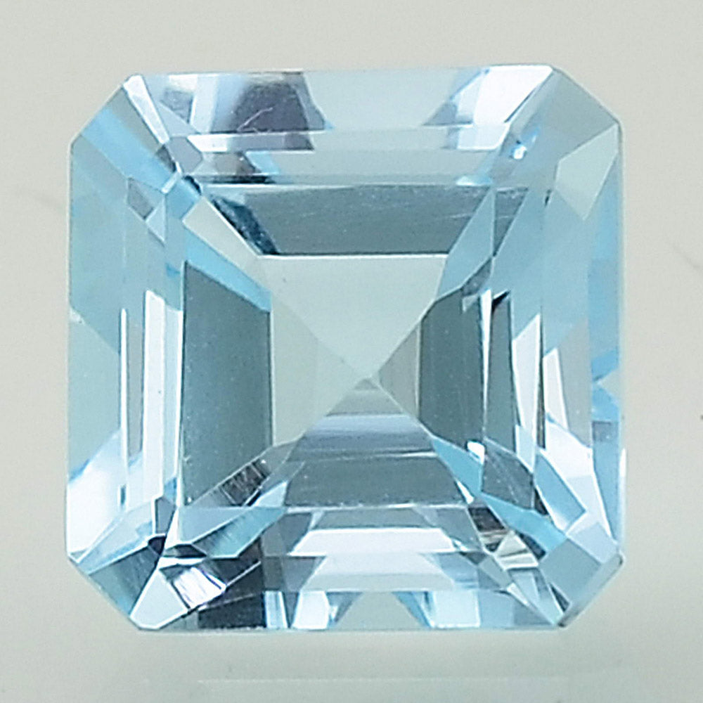Natural Sky Blue Topaz Square Octagon Shape Standard Cut Loose Gemstone LSY1016