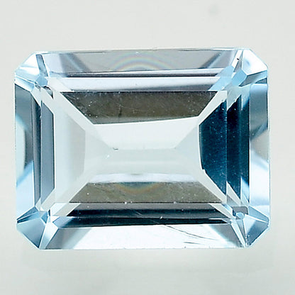 Natural Sky Blue Topaz Octagon Shape Standard Cut Loose Gemstone LSY1019