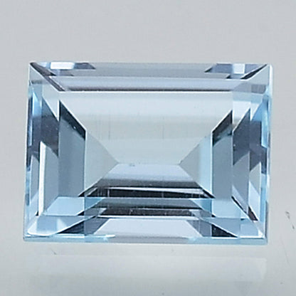 Natural Sky Blue Topaz Baguette Shape Standard Cut Loose Gemstone LSY1024