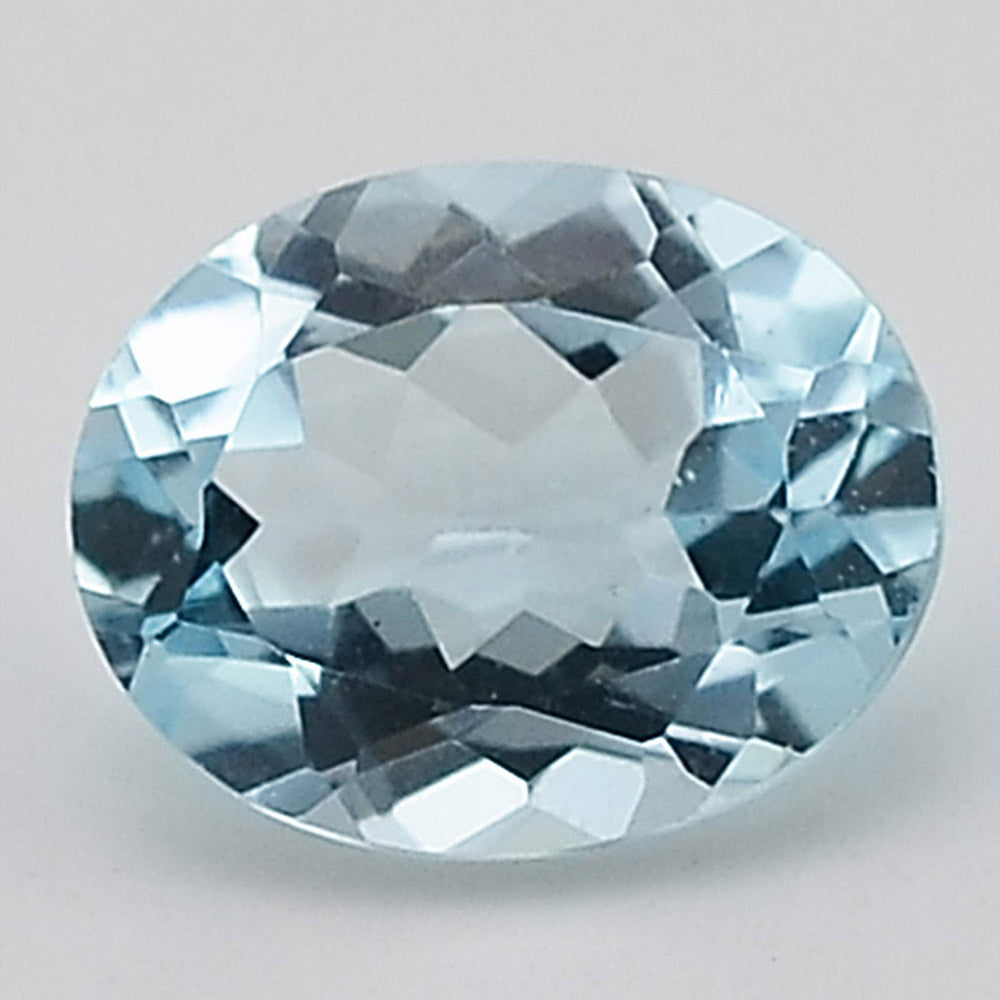Natural Sky Blue Topaz Oval Shape Standard Cut Loose Gemstone LSY1039