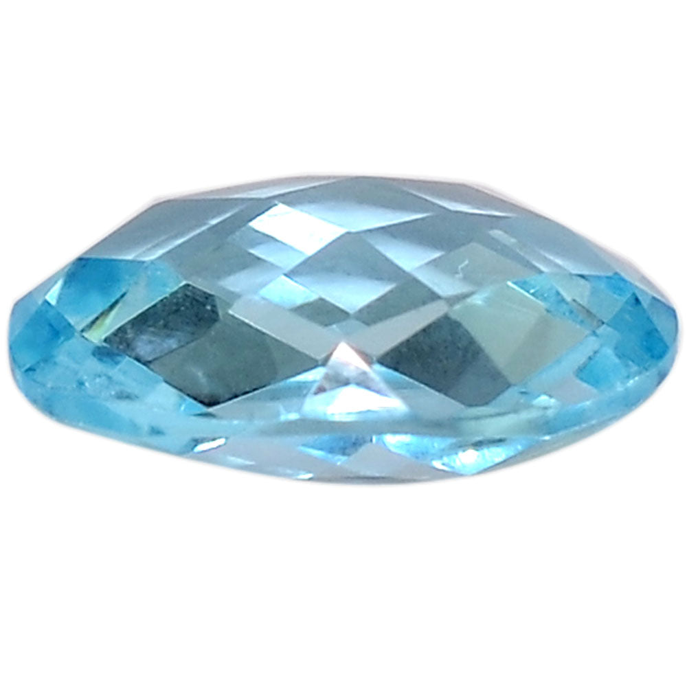 Natural Sky Blue Topaz Oval Brio Shape Standard Cut Loose Gemstone LSY2001