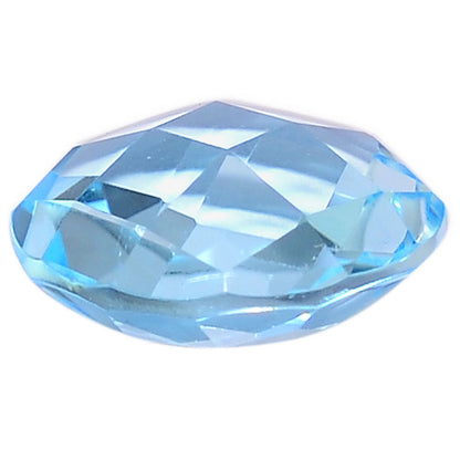 Natural Sky Blue Topaz Round Brio Shape Standard Cut Loose Gemstone LSY2010