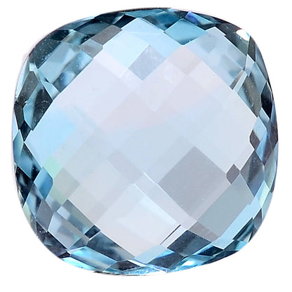 Natural Sky Blue Topaz Cushion Brio Shape Standard Cut Loose Gemstone LSY2016