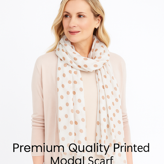 Premium Soft Quality Modal Scarf Screen Print Lightweight Wraps MMD403