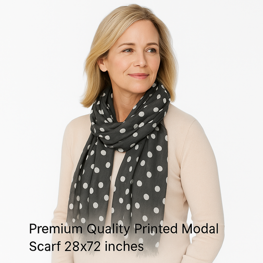 Premium Soft Quality Modal Scarf Screen Print Lightweight Wraps MMD404