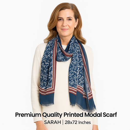 Premium Soft Quality Digital Print Modal Scarf Lightweight Wraps MMD406