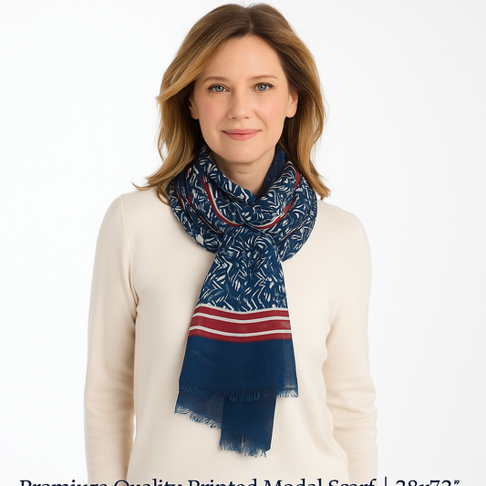 Premium Soft Quality Digital Print Modal Scarf Lightweight Wraps MMD406