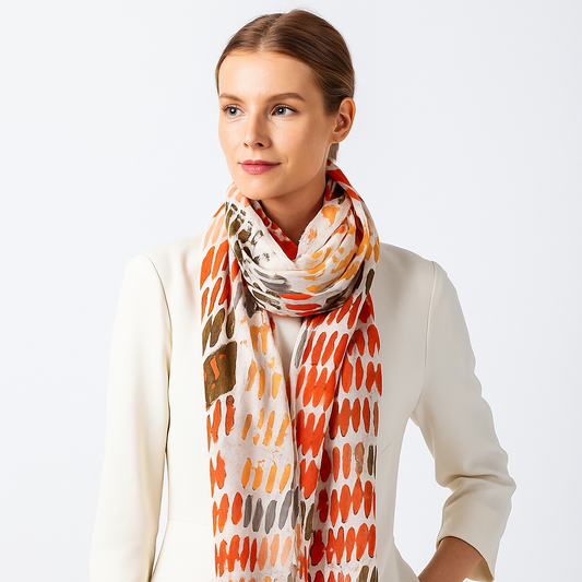 Premium Soft Quality Digital Print Modal Scarf Lightweight Wraps MMD408