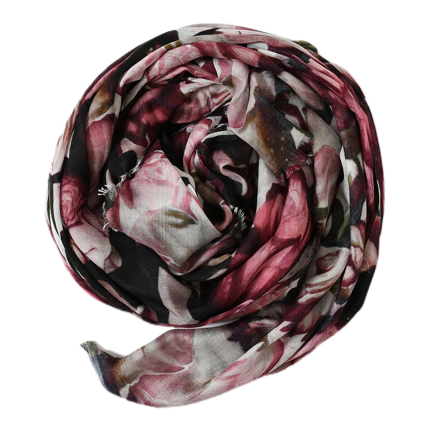 Premium Soft Quality Floral Printed Modal Scarf Lightweight Wraps MMD419
