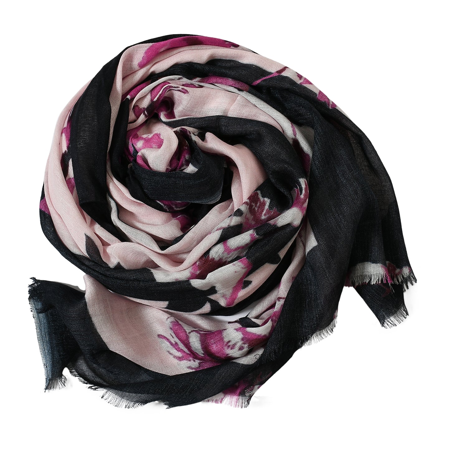 Premium Soft Quality Modal Scarf Floral Print Lightweight Wraps MMD423