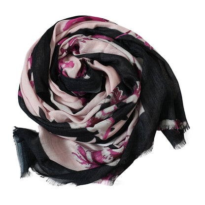 Premium Soft Quality Modal Scarf Floral Print Lightweight Wraps MMD423