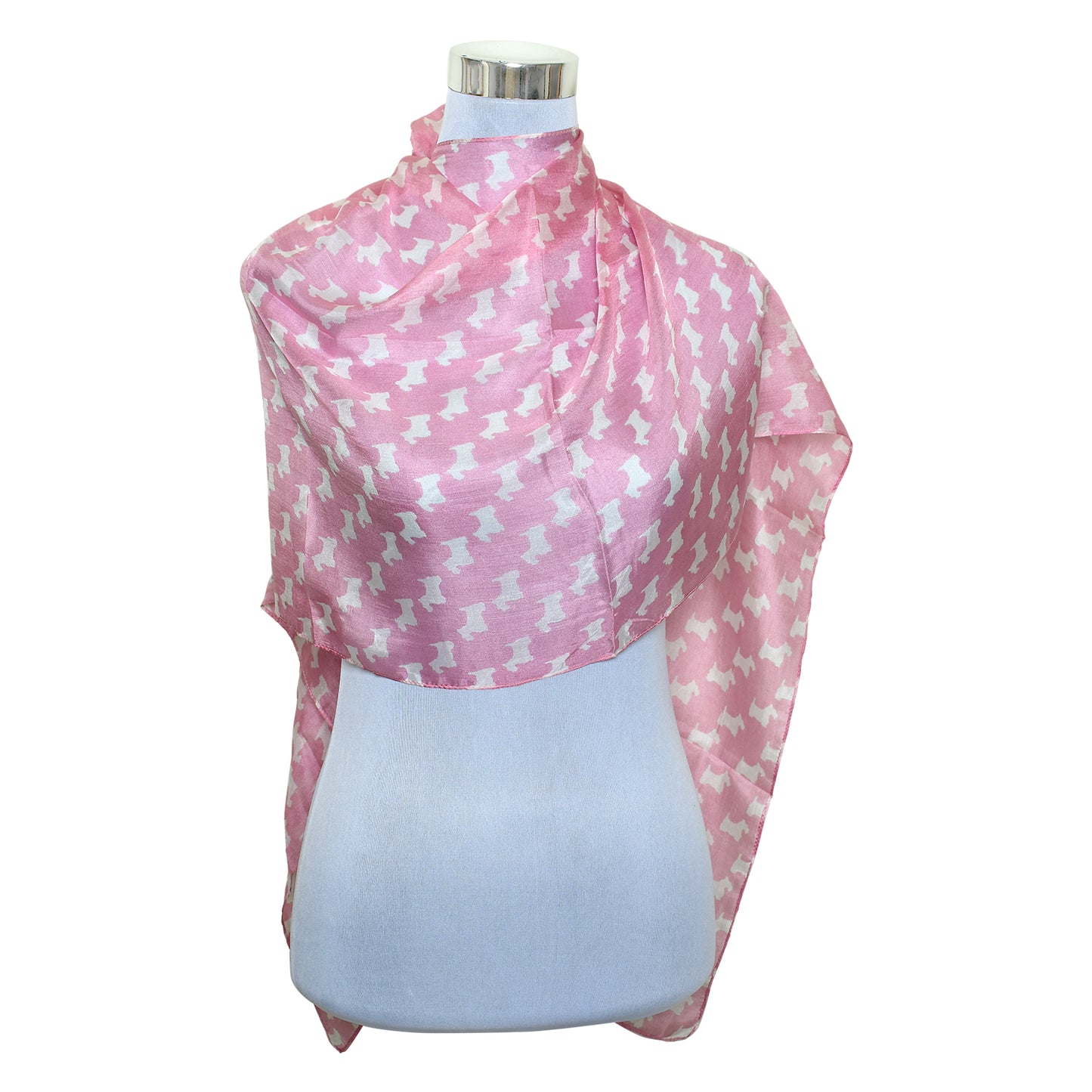 Premium and Soft Quality Printed Scarf Tabby Silk Lightweight MSL204