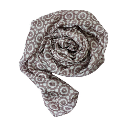 Premium & Soft Quality Printed Scarf Cashmere Wool Lightweight MSL206