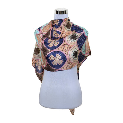 Premium and Soft Quality Printed Scarf Tabby Silk Lightweight MSL210