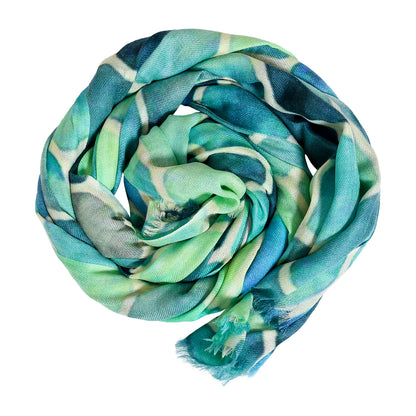 Womens Silk 15% Wool Scarf Lightweight Wraps MSW109