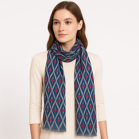 Womens Viscose Print Scarf Lightweight Wraps MV501