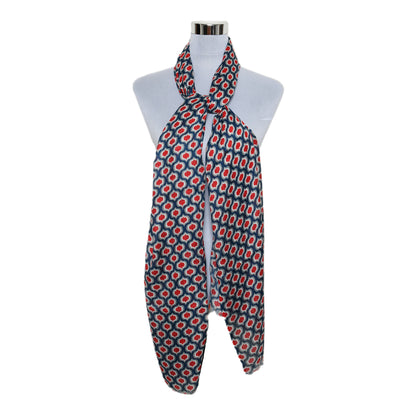 Womens Viscose Print Scarf Lightweight Wraps MV503