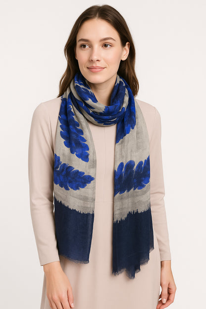 Womens Viscose Print Scarf Lightweight Wraps MV505