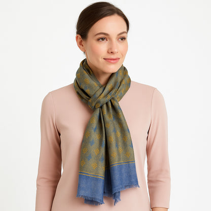 Womens Viscose Print Scarf Lightweight Wraps MV506