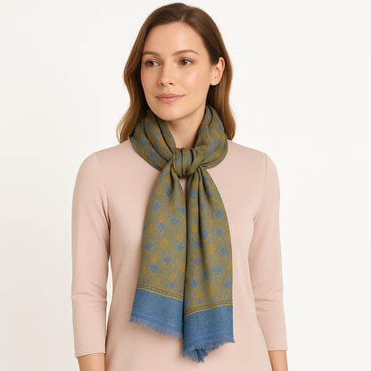 Womens Viscose Print Scarf Lightweight Wraps MV506