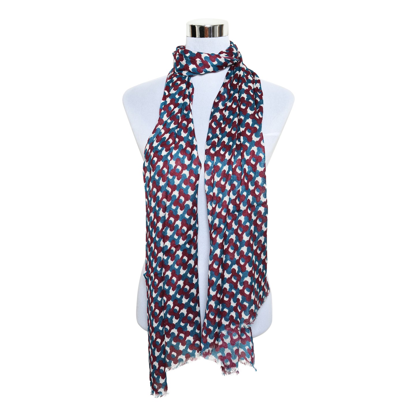 Womens Viscose Print Scarf Lightweight Wraps MV507
