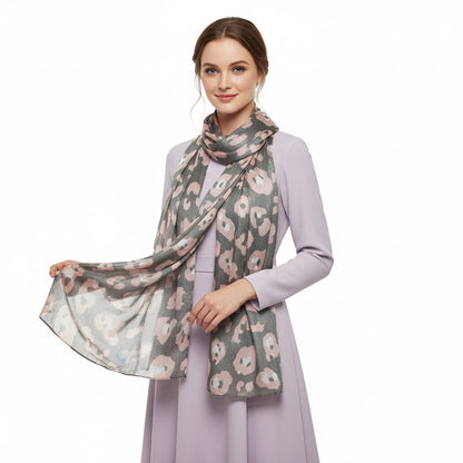 Womens Viscose Print Scarf Lightweight Wraps MV510