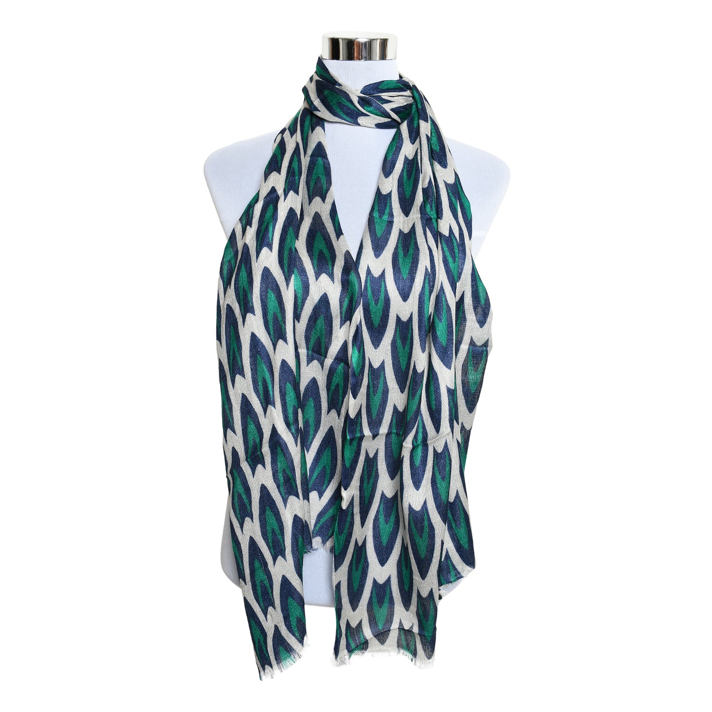 Womens Viscose Print Scarf Lightweight Wraps MV511