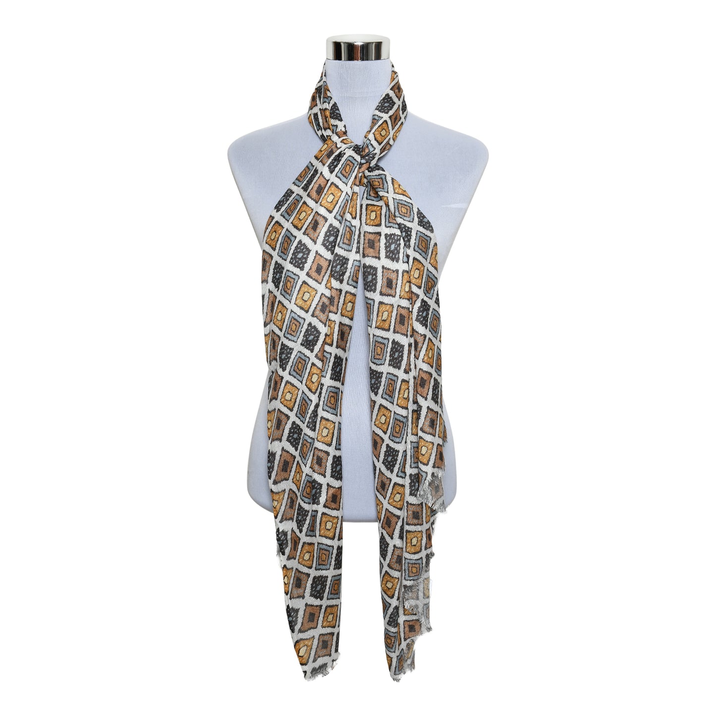 Womens Viscose Print Scarf Lightweight Wraps MV515