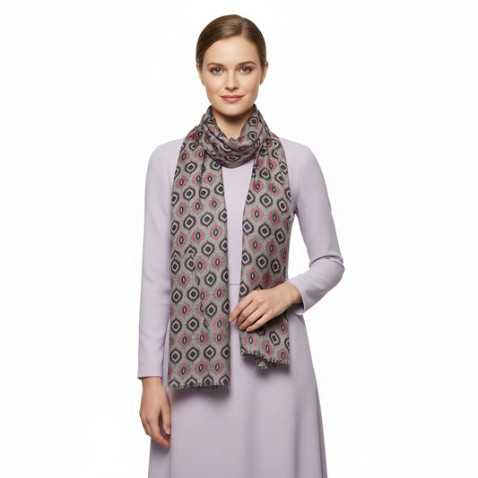 Womens Viscose Print Scarf Lightweight Wraps MV516