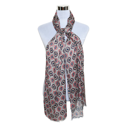 Womens Viscose Print Scarf Lightweight Wraps MV516
