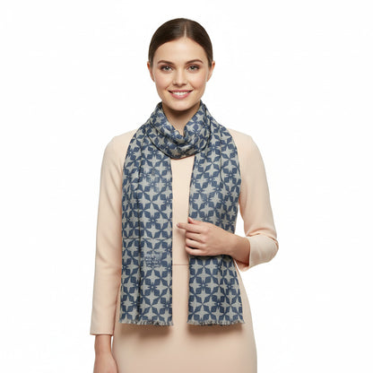 Womens Viscose Print Scarf Lightweight Wraps MV517