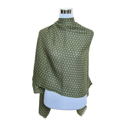 Premium & Soft Quality Printed Scarf Cashmere Wool Lightweight MWL305