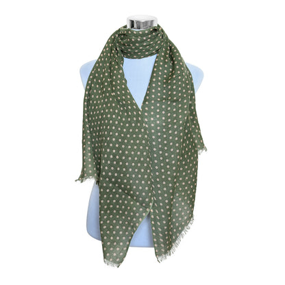 Premium & Soft Quality Printed Scarf Cashmere Wool Lightweight MWL305