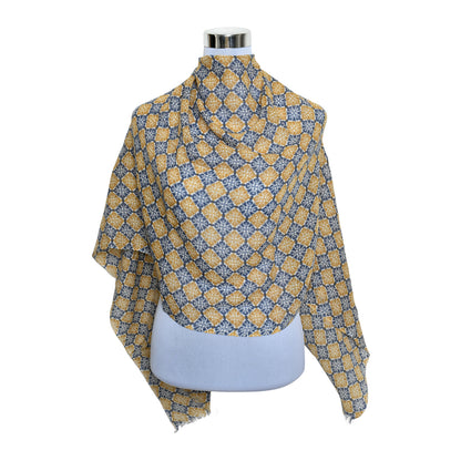 Premium & Soft Quality Printed Scarf Cashmere Wool Lightweight MWL307