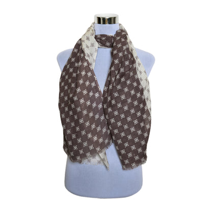 Premium & Soft Quality Printed Scarf Cashmere Wool Lightweight MWL308