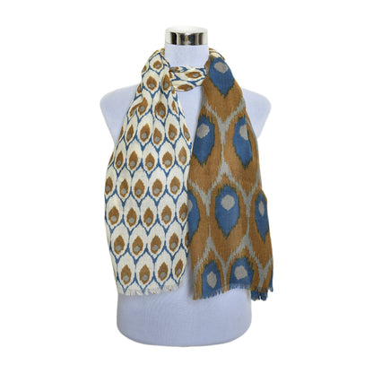 Premium & Soft Quality Printed Scarf Cashmere Wool Lightweight MWL309