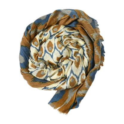 Premium & Soft Quality Printed Scarf Cashmere Wool Lightweight MWL309