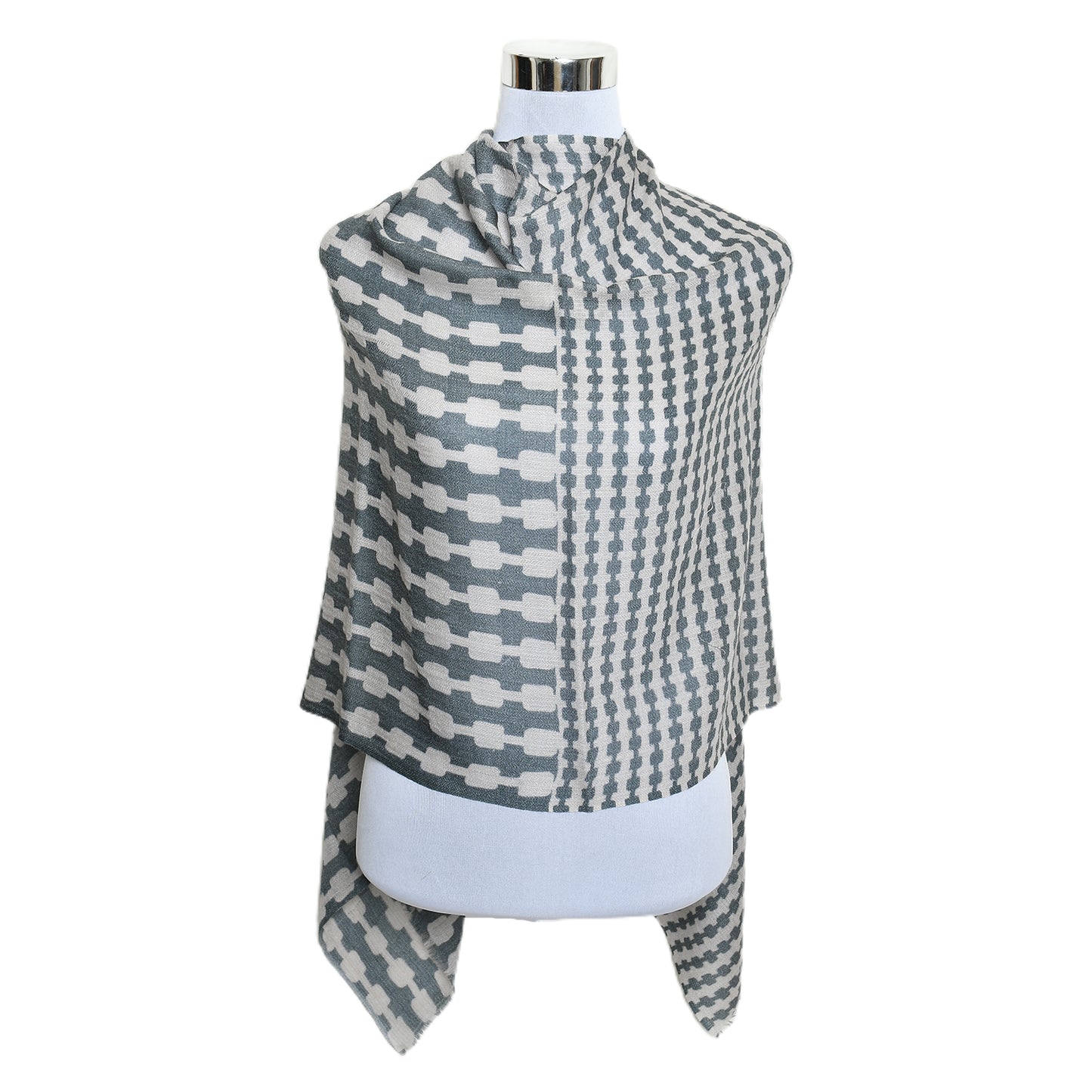 Premium & Soft Quality Printed Scarf Cashmere Wool Lightweight MWL313