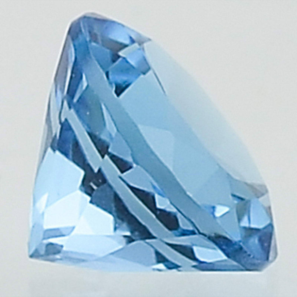 Natural Swiss Blue Topaz Round Shape Standard Cut Loose Gemstone SBT1001