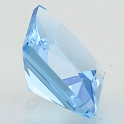 Natural Swiss Blue Topaz Square Princes Shape Standard Cut Loose Gemstone SBT1008