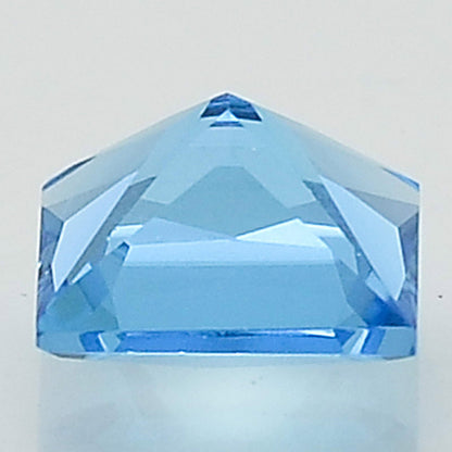 Natural Swiss Blue Topaz Square Princes Shape Standard Cut Loose Gemstone SBT1008