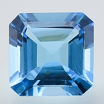 Natural Swiss Blue Topaz Square Octagon Shape Standard Cut Loose Gemstone SBT1020
