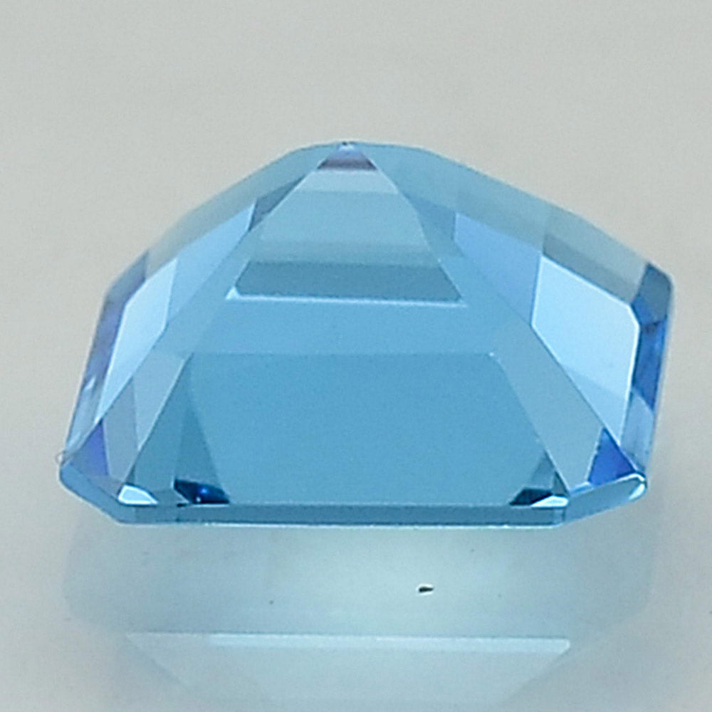 Natural Swiss Blue Topaz Square Octagon Shape Standard Cut Loose Gemstone SBT1020