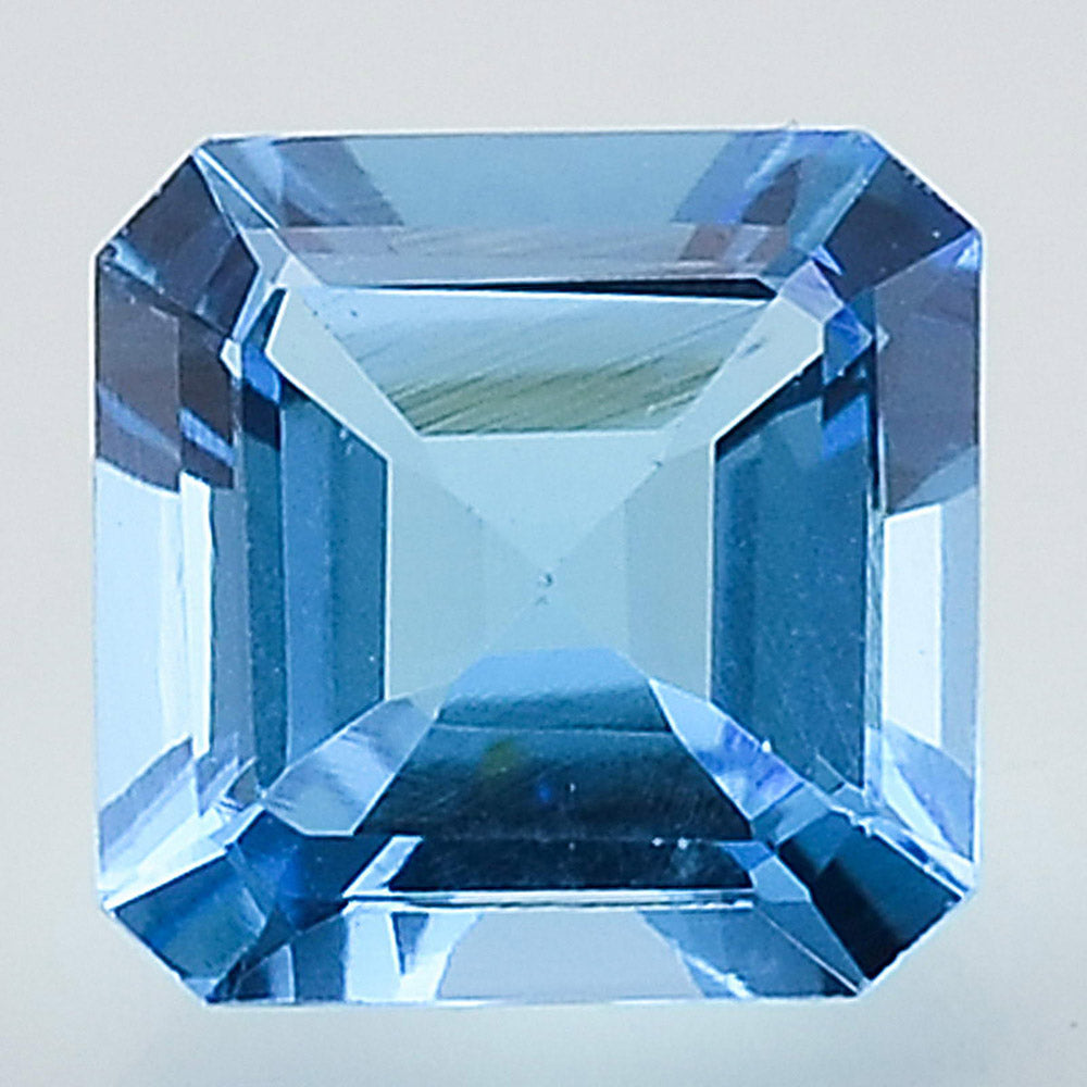 Natural Swiss Blue Topaz Square Octagon Shape Standard Cut Loose Gemstone SBT1020