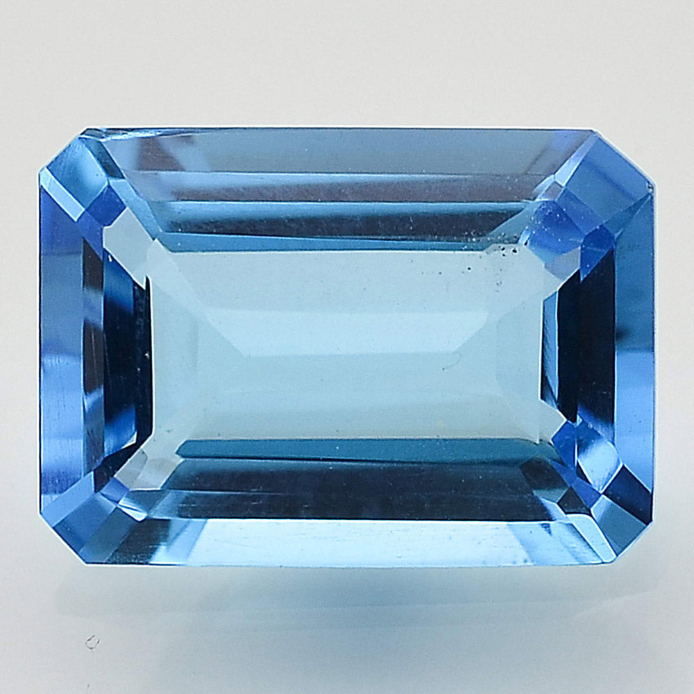 Natural Swiss Blue Topaz Octagon Shape Standard Cut Loose Gemstone SBT1023