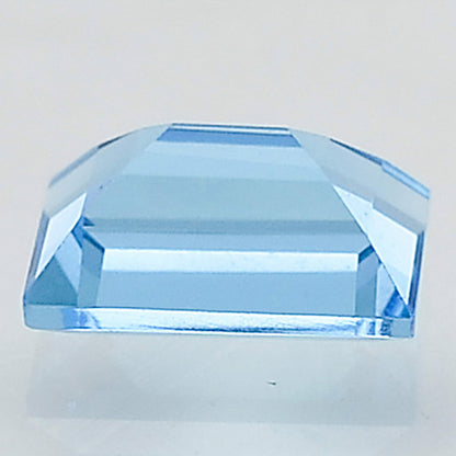 Natural Swiss Blue Topaz Baguette Shape Standard Cut Loose Gemstone SBT1027